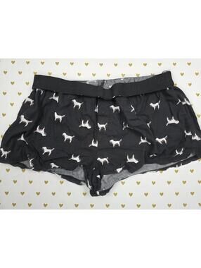 Victorias Secret PINK Dog Logo Large Sleep Shorts Boxers Pajama Bottoms